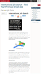 Mobile Screenshot of international-job-search.com